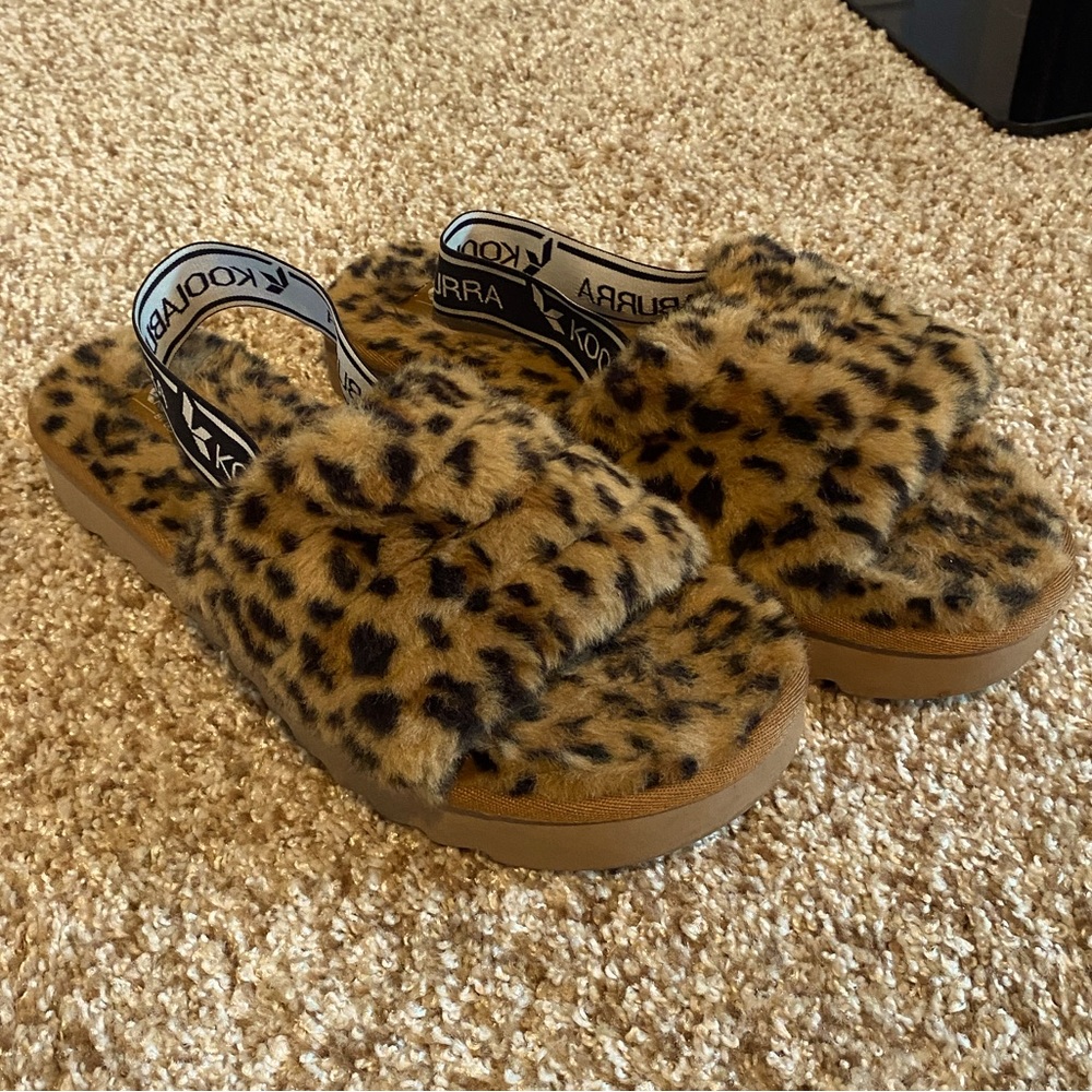 Koolaburra By Ugg Cheetah Patterned Slippers.